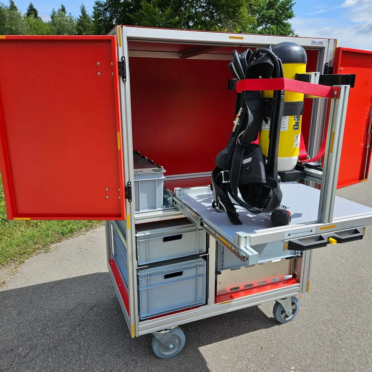 Rollcontainer Atemschutz