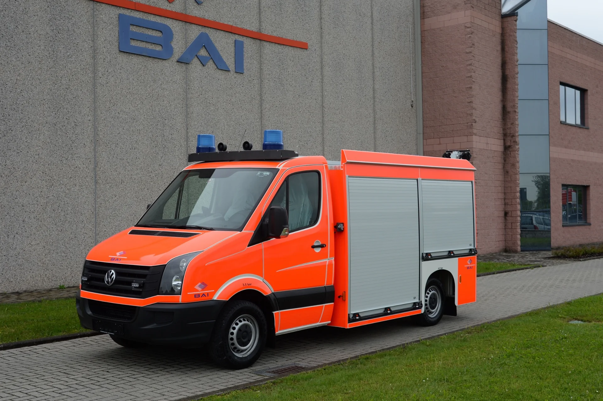 KEF Feuerwehrfahrzeug der Werkfeuerwehr Bosch in Reutlingen